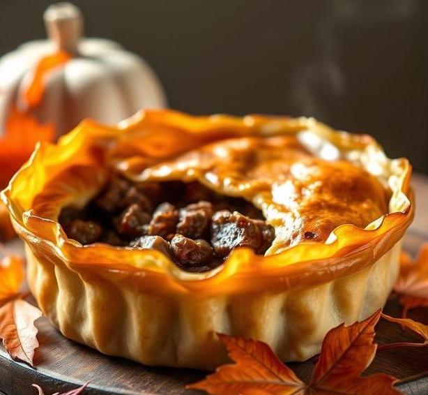 mary berry autumn beef pie with filo crust