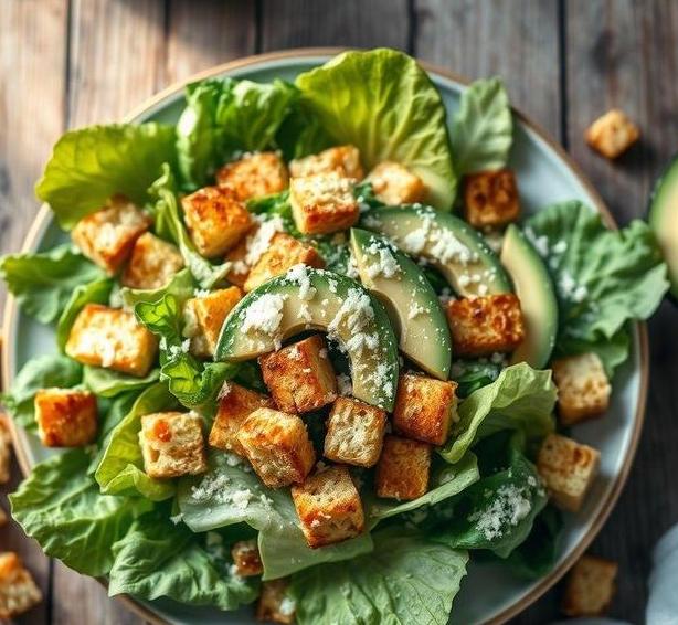 mary berry avocado caesar salad
