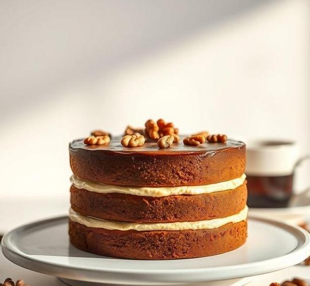 mary berry coffee and walnut sponge cake