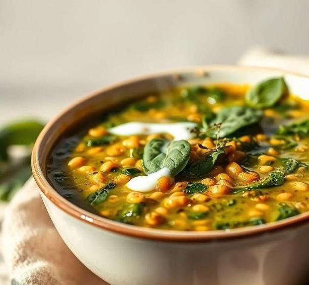 mary berry curried lentil and spinach soup recipe