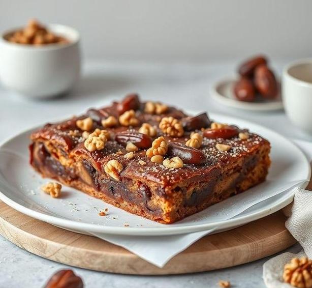 mary berry date and walnut traybake