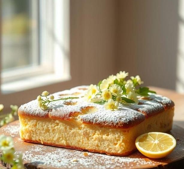 mary berry elderflower and lemon traybake