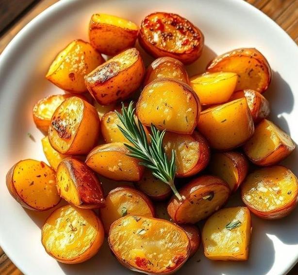 mary berry garlic roasted potatoes with rosemary