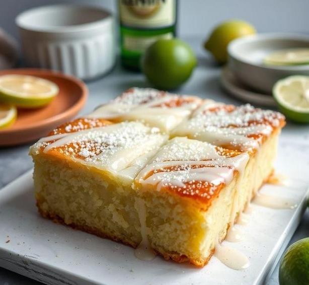 mary berry gin and lime drizzle traybake