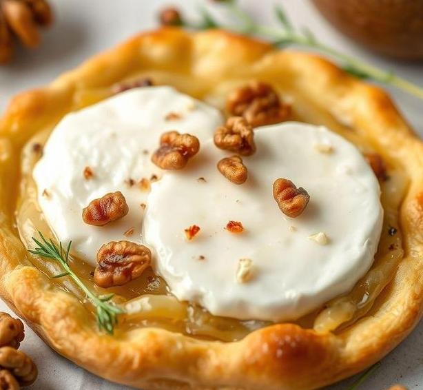 mary berry goats cheese and shallot tart with walnut pastry