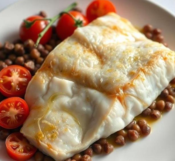 mary berry haddock with tomato and puy lentils