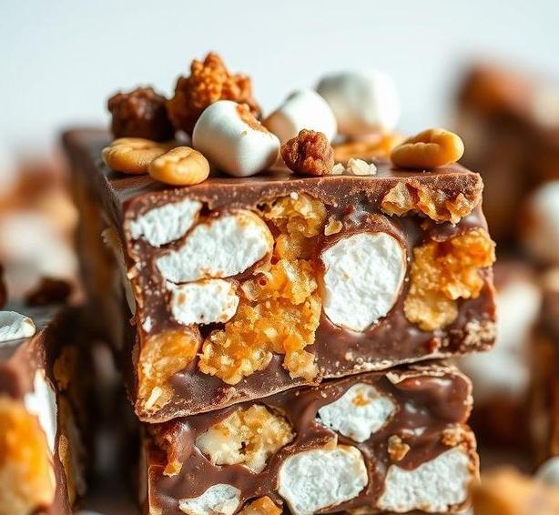 mary berry honeycomb rocky road