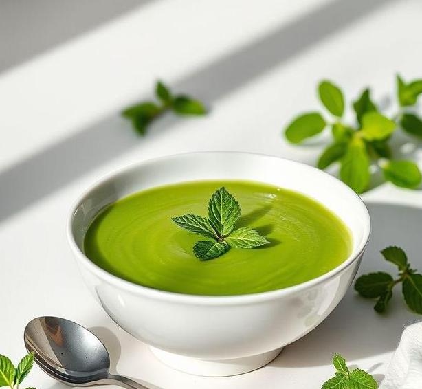 mary berry pea and mint soup 1