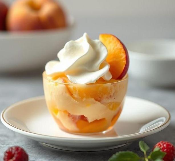 mary berry peach melba 1