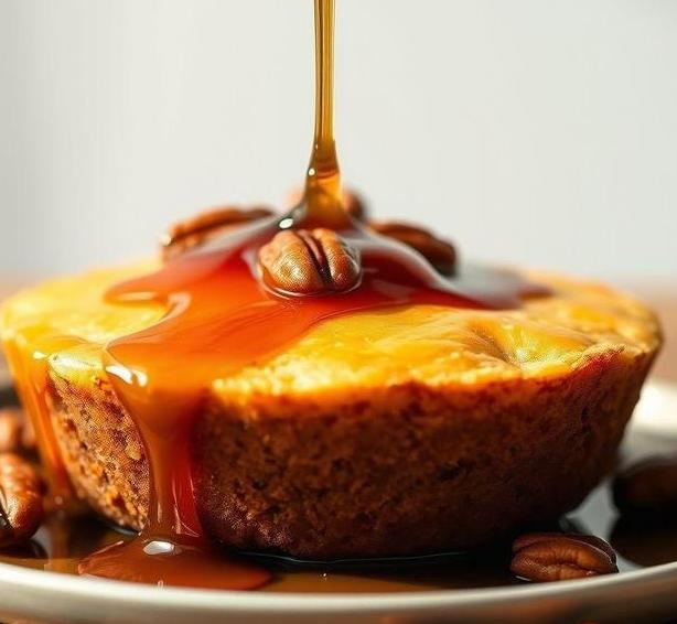 mary berry pecan and ginger syrup pudding 1
