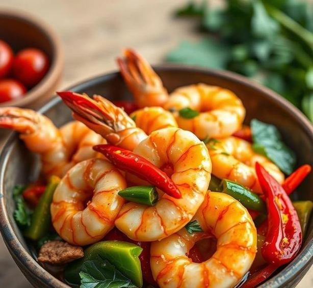 mary berry prawn stir fry with ginger coconut and chilli 1