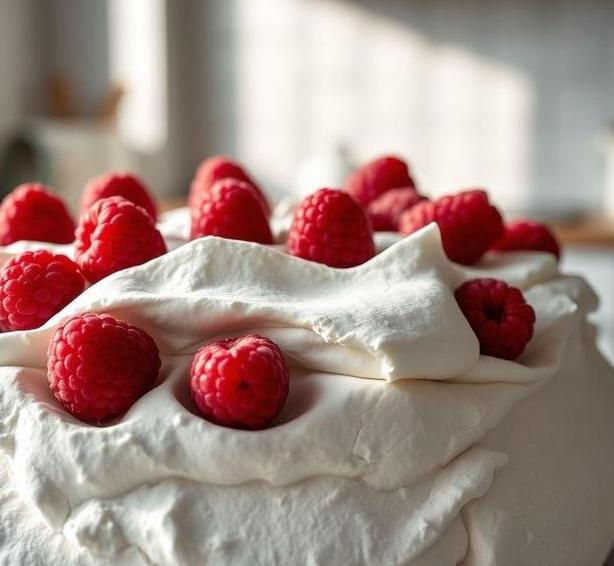 mary berry raspberry pavlova 1