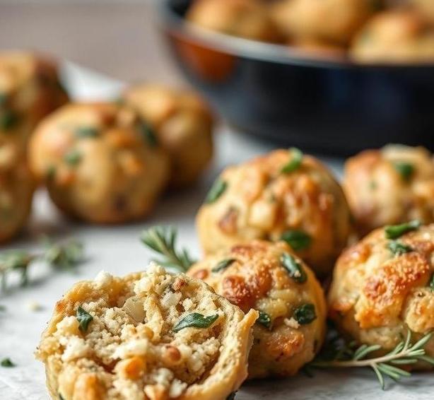 mary berry sage and onion stuffing balls 1
