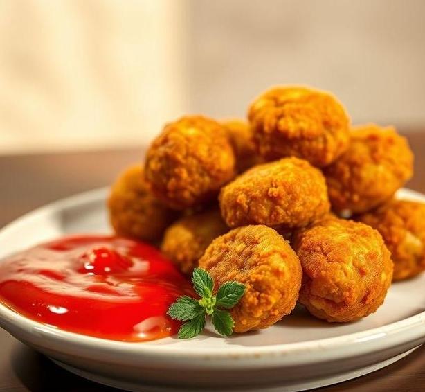 mary berry sausage nuggets with red pepper sauce 1