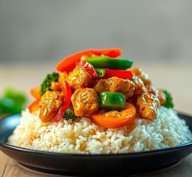 mary berry stir fried chicken and vegetable rice 1