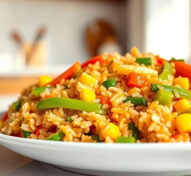 mary berry super quick brown rice veg stir fry 1
