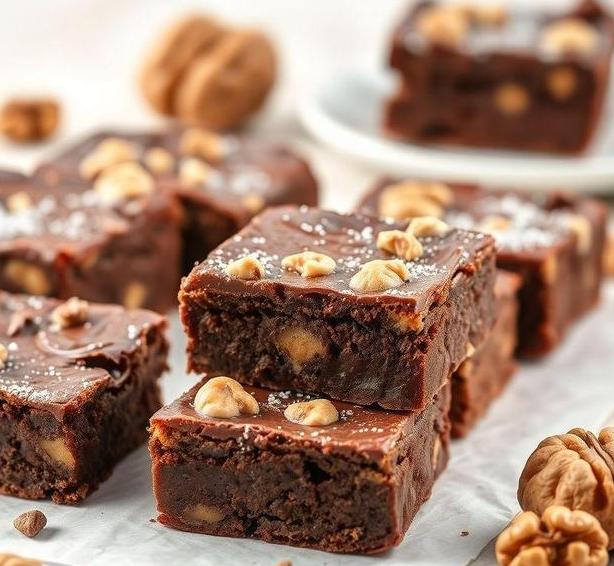 mary berry walnut and chocolate brownies 1